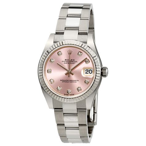 rolex with pink face|rolex lady datejust pink.